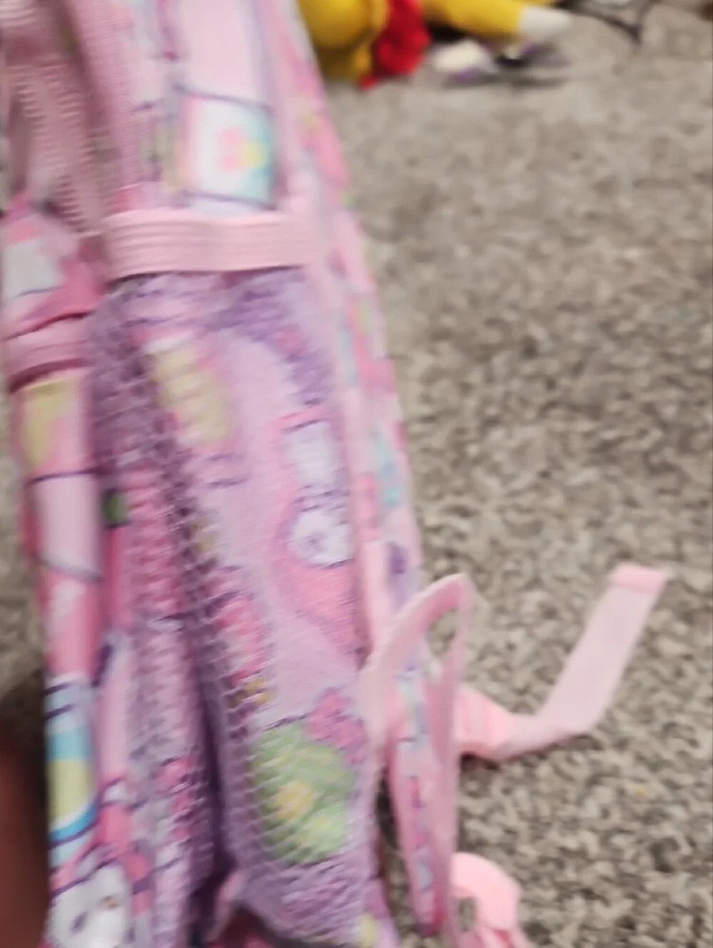 Hello Kitty Pastel Pink Kids Backpack with Character Snacks Print